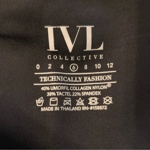 IVL Collective Gold Metallic Cheetah Animal Print Chi Chi Foil HW Leggings Sz 6 - Picture 3 of 10